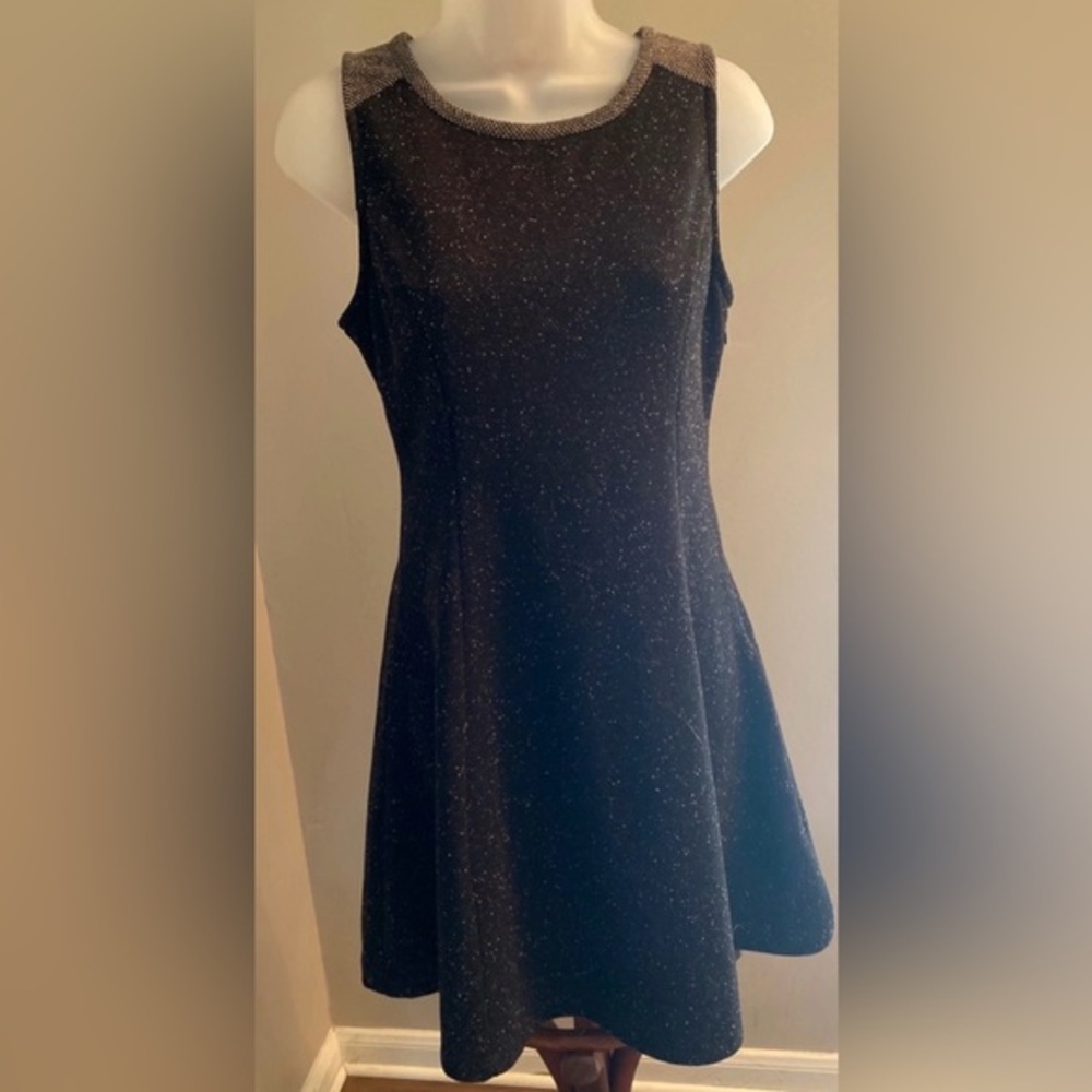 Old Navy Black and Gray Mini Dress